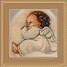 Набор для вышивки крестом Luca-S Спящий ангелочек B356 фото