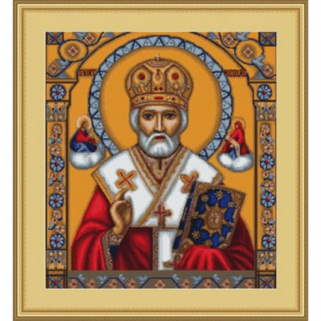 Набор для вышивки крестом Luca-S Святой Николай B421 фото