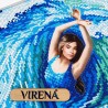 Девушка в волнах Схема для вышивания бисером Virena А3Н_556