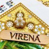 Святе сімейство (у золоті) Схема-ікона для вишивання бісером ТМ VIRENA А3Р_330