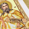 Святий пророк Ілля (у золоті) Схема-ікона для вишивання бісером ТМ VIRENA А5Р_335