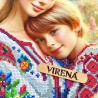 Мама с сыном Схема для вышивания бисером ТМ VIRENA А3Н_561