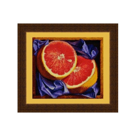 Набор для вышивания крестиком OLanTa VN-001 Грейпфрут фото