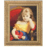 Набір для вишивки Золоте Руно МК-008 Дівчинка з лялькою фото