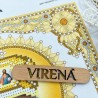 Святий Миколай у золоті Схема для вишивання бісером ТМ VIRENA А4Р_660