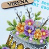 Рушник до Великодня на кошик (дитячий) Заготовка для вишивки бісером Virena РКМ_065