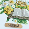 Пасхальный рушник на корзину Заготовка для вышивки бисером Virena РКВ_090