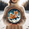 У зимовому лісі Електронна схема для вишивання хрестом Wonderland Сrafts WLP-001