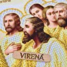 Ікона Таємна Вечеря у сріблі Схема для вишивання бісером ТМ VIRENA А2Р_104