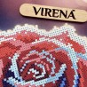 Роза на морозе Схема для вышивания бисером ТМ VIRENA КВ 3014