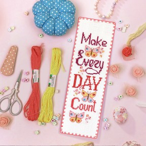 Make every day count Набір для вишивання хрестиком закладки Повітруля KSK2-268