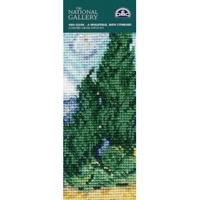 Закладка, Ван Гог Пшеничное поле Набор для вышивания крестом DMC BL1121/71