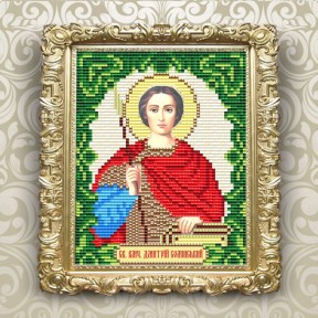 Святой Великомученик Дмитрий Солунский Набор в алмазной технике АртСоло АТ6107