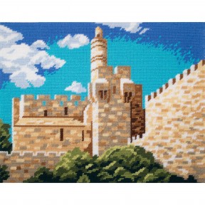 Башня Давида Набор для вышивания по канве с рисунком Quick Tapestry TL-50