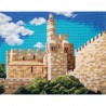 Башня Давида Набор для вышивания по канве с рисунком Quick Tapestry TL-50
