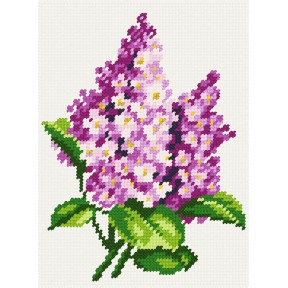 Сирень Набор для вышивания по канве с рисунком Quick Tapestry TD-57