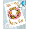 Рушник пасхальный с принтом Biser-Art 3048-7707ба