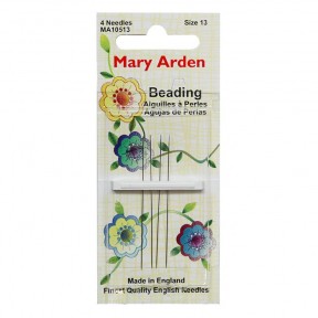 Beading №13 (4шт.) Набор бисерных игл Mary Arden MA10513