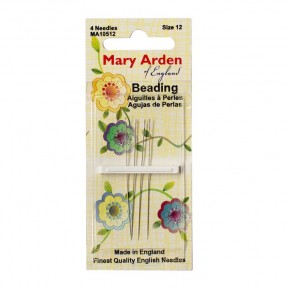 Beading №12 (4шт.) Набор бисерных игл Mary Arden MA10512