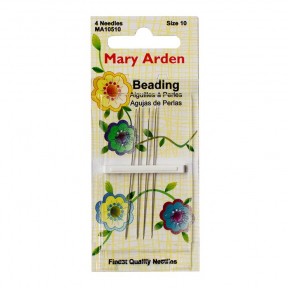 Beading №10 (4шт.) Набор бисерных игл Mary Arden MA10510