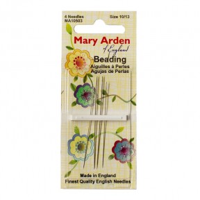 Beading №10/13 (4шт.) Набор бисерных игл Mary Arden MA10503