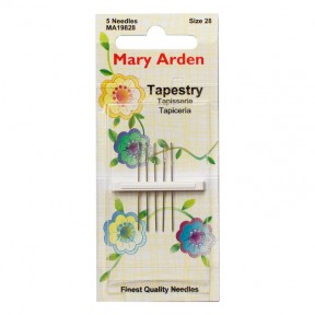 Tapestry/Cross Stitch №28 (5шт.) Набор гобеленовых игл Mary Arden MA19828