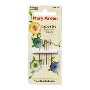 Tapestry/Cross Stitch №26 (6шт.) Набор гобеленовых игл Mary Arden MA19826