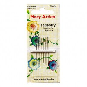 Tapestry/Cross Stitch №24 (6шт.) Набор гобеленовых игл Mary Arden MA19824