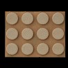 Наперстки самоклеючі багаторазові шкіряні 12шт "Thimble Pad" Colonial Needle SM100