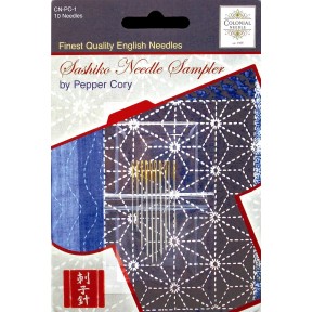 Sashiko Collection (10шт) Набор игл для сашико Colonial Needle CN-PC-1