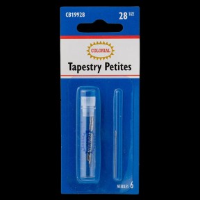 Tapestry Petites №28 (6шт) Набір коротких гобеленових голок Colonial Needle CB19928