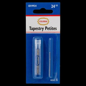 Tapestry Petites №24 (6шт) Набір коротких гобеленових голок Colonial Needle CB19924