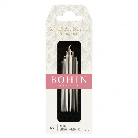 Milliners №3/9 (15шт.) Набор шляпочных игл для шитья Bohin 00668