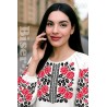 Женская вышиванка (лён) Заготовка для вышивки бисером или нитками Biser-Art SZ68ба-л