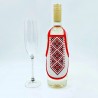 Фартук для бутылки (красный) Заготовка для вышивки бисером Virena ФПВ_052