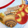 Кошик до Спасу з яблуками Заготовка для вишивання бісером Virena КОШИК_032