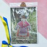 Корівка Мілка Набір для вишивки у змішаній техніці на пластиковій канві VOLOSHKA YuMI_020