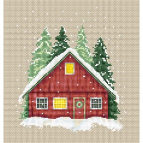 ПРЕДЗАКАЗ Красный дом. Red House Набор для вышивания крестом AVA P004