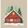 Красный дом. Red House Набор для вышивания крестом AVA P004