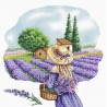 Лавандове поле. Lavender Field Набір для вишивання хрестиком AVA P007