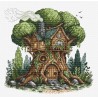 Дом на дереве. Tree House Набор для вышивания крестом AVA P023