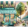 Кафе в городе. A Cafe in the City Набор для вышивания крестом AVA P026
