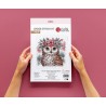 Сова в обідку. The Owl and his Natural Headband Набір для вишивання хрестиком AVA P028