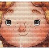 Утро локонов и кофе. Morning of Curls and Coffee Набор для вышивания крестом AVA P030