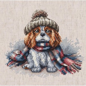 ПЕРЕДЗАМОВЛЕННЯ Кавалер Кінг Чарльз Спанієль. Cavalier King Charles Spaniel Набір для вишивання хрестиком AVA P037