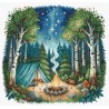 Табір у лісі. Camp in the Forest Набір для вишивання хрестиком AVA P038A
