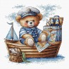 Капітан Ведмідь у відкритому морі. Captain Bear on the High Seas Набір для вишивання хрестиком AVA P050