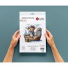 Капитан Медведь в открытом море. Captain Bear on the High Seas Набор для вышивания крестом AVA P050