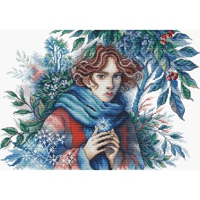 ПЕРЕДЗАМОВЛЕННЯ Обличчя зими. The Face of Winter Набір для вишивання хрестиком AVA P063