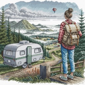 ПЕРЕДЗАМОВЛЕННЯ Пригода у долині. Adventure in the Valley Набір для вишивання хрестиком AVA P065